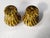 Pair of Art Deco 1930s Czech Spatter Glass Franz Welz Footed Posey Vases For Sale - Image 4 of 7