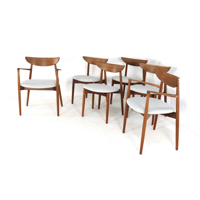 Chairs by Harry Østergaard for Randers Møbelfabrik, 1960s, Set of 6 For Sale - Image 6 of 18
