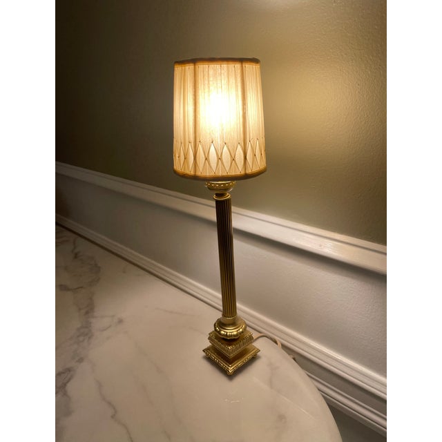 This one of a kind beauty has been restored to its former glory with new electrical fittings. Combination of brass...