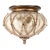 Quoizel Boho Chic Glass Ceiling Light For Sale