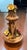 Ceramic Vintage Capodimonte Italian Porcelain Lidded Urn Vase With Hand-Applied Roses - Made in Italy For Sale - Image 7 of 9