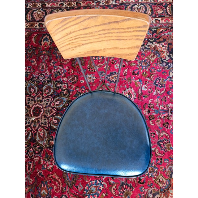 1960s A Pair of Richard McCarthy Selrite Attributed Wrought Iron Chairs For Sale - Image 5 of 7