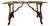 19c Walnut Console Table For Sale