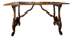 19c Walnut Console Table