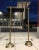 Pair of Brass Twist Floor Lamps With Glass Tray Tables Manner of Stiffel For Sale - Image 10 of 13