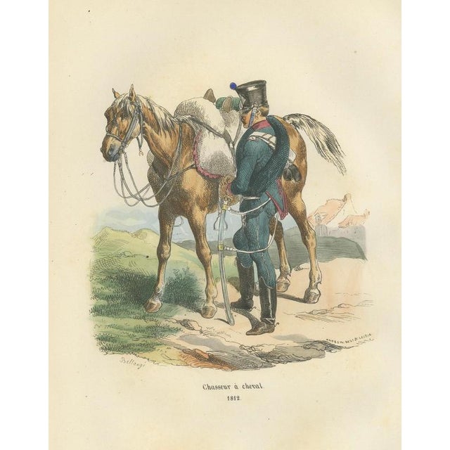 Mid 19th Century Chasseur À Cheval, 1843, Paper For Sale - Image 5 of 10