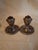 Pair Antique Pewter Whale Oil Finger Lamps Single Tube Drop Burners C. 1830-1850 For Sale - Image 4 of 18