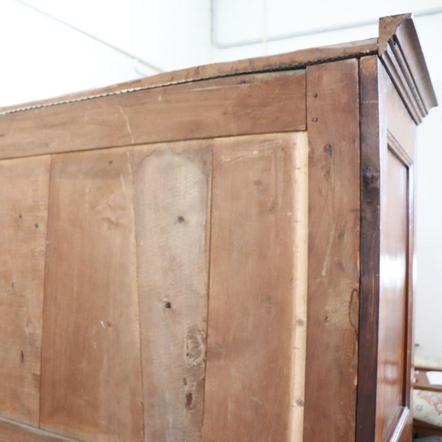 Antique Wardrobe in Poplar Wood, Early 1800s For Sale - Image 15 of 18