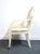 Wood Century Furniture Villa Domain Collection Neoclassical Art Deco Maple Round Lattice Back Dining Arm Chair For Sale - Image 7 of 11