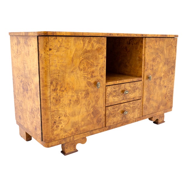 Art Deco Style Sideboard, Poland, 1950s For Sale