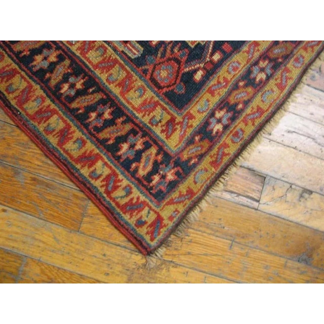 19th Century W. Persian Kurdish Carpet ( 2'6" x 16' - 76 x 488 ) For Sale - Image 4 of 10