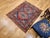 19th Century Handwoven Anatolian Village Rug, Caucasian Design Wool, 4' x 5' For Sale In Chicago - Image 6 of 18