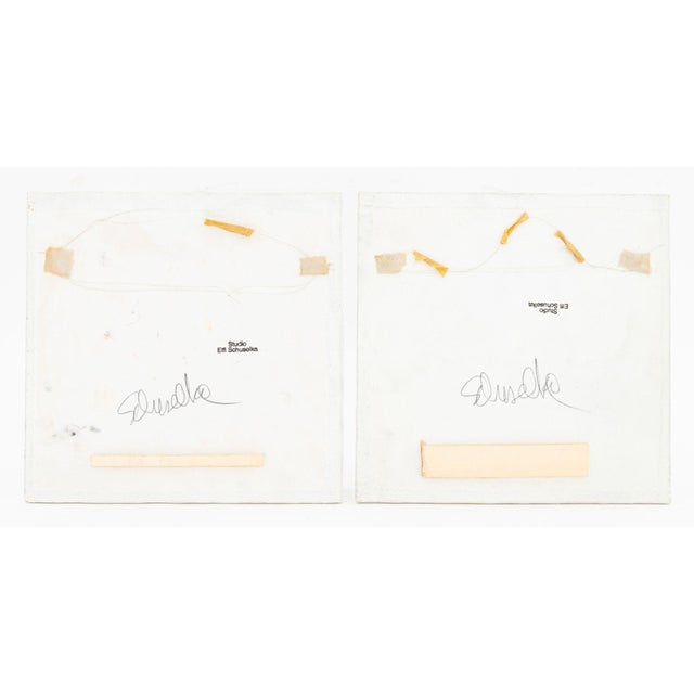 Elfi Schuselka Abstract Composition Mixed Media, 2 For Sale In New York - Image 6 of 7