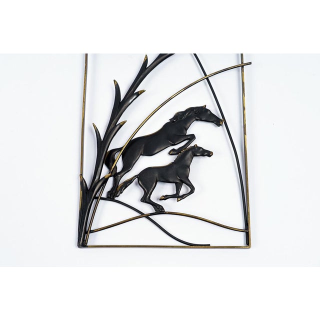 1950s Wall Decoration Horses by Hertha Baller, Vienna, 1950s For Sale - Image 5 of 12