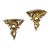 Italian Hand-Carved Gilded Wall Brackets, Rococo, Mid-19th Century For Sale