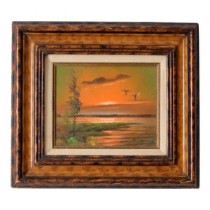 Vintage Landscape Oil Painting