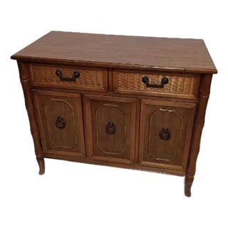Hollywood Regency by Broyhill Buffet Server Sideboard Honey For Sale