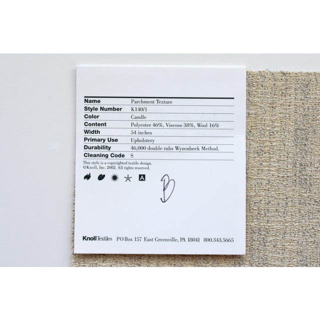 Cream Mid 20th Century Pair of Warren Platner Knoll Wire Side Chairs For Sale - Image 8 of 10