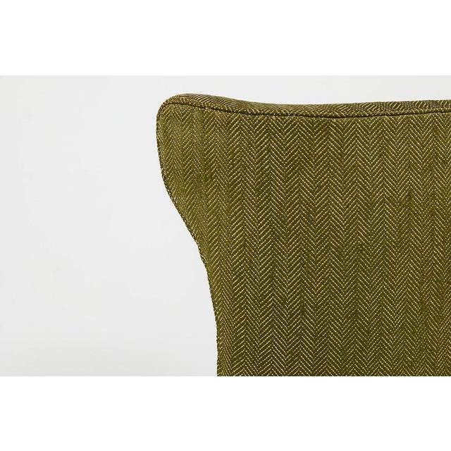 Green Mid-Century Chairs with Ottoman, 1960s, Set of 3 For Sale - Image 8 of 12