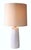 Mid 20th Century Ceramic Table Lamp by Martz With Original Shade For Sale - Image 10 of 15