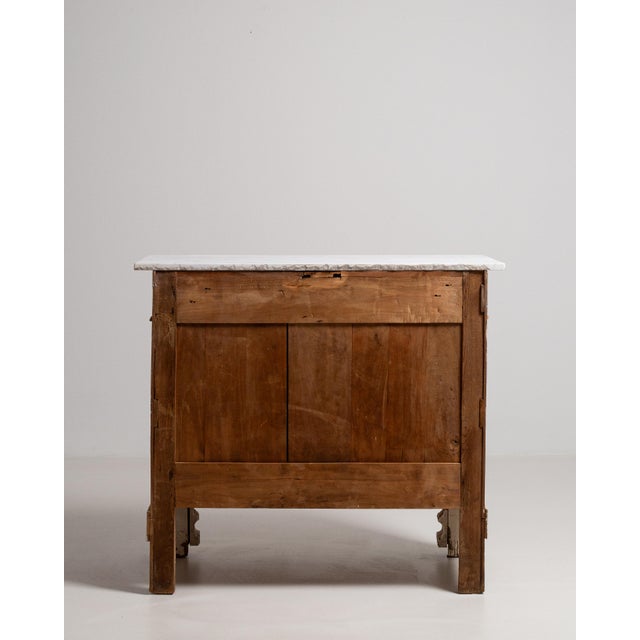 19th Century 19th Century Provincial Chest Of Drawers With Marble Top For Sale - Image 5 of 18