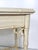 Beige Vintage Faux Bamboo Chinese Chippendale Console Table For Sale - Image 8 of 9