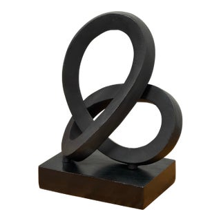 Restoration Hardware Cast Metal Abstract Sculpture #4 For Sale