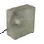 Vintage Ceiling or Wall Mounted Lamp with Ribbed Glass and Metal Mount, Former Czechoslovakia, 1970s For Sale - Image 4 of 8