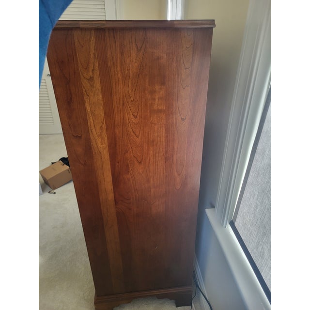 Chippendale Stickley Tall Dresser For Sale - Image 3 of 6