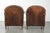 Club Chairs in Sheepskin Leather, Set of 2 For Sale - Image 3 of 14