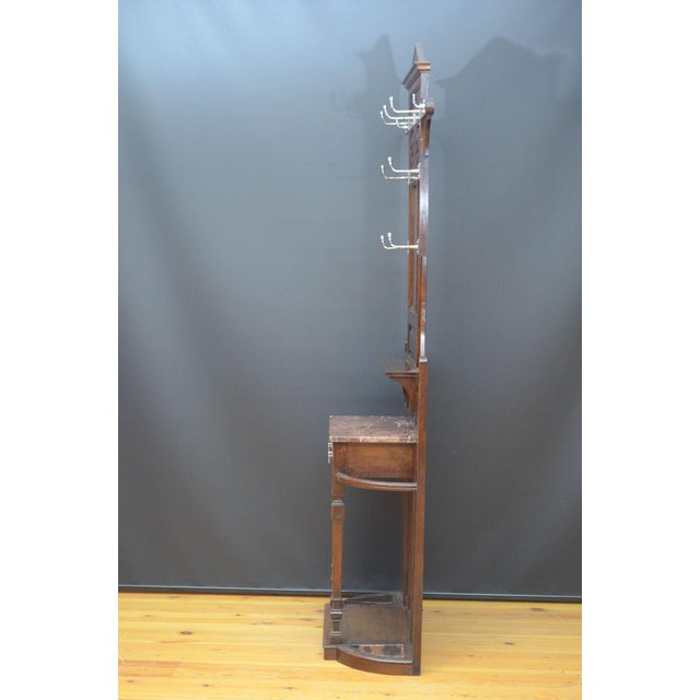 Victorian Oak Hall Stand in the style of Christopher Dresser, 1890s For Sale - Image 17 of 18