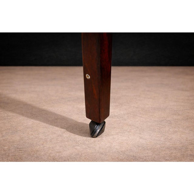 Side Table with Drawers & Wheels in Hardwood, Jorge Zalszupin, 1960s - Lot 567 For Sale - Image 10 of 12