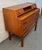 Brown Mid-Century Danish Modern Teak Secretary Desk For Sale - Image 8 of 18