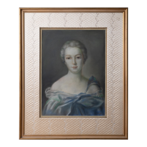 Madame De Pompadour Pastel Porait After Jean-Marc Nattier, 19th Century