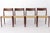 Mid-Century Model 77 Chairs in Teak and Danish Cord by Niels Otto (N. O.) Møller for J.L. Møllers, Denmark, 1950s, Set of 4 For Sale - Image 12 of 12