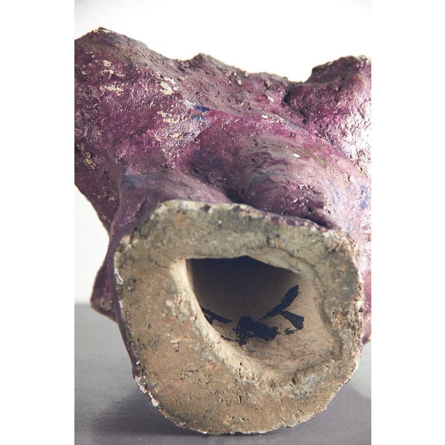 Adriano Tuninetto, Sculpture of Head, 1960s, Terracotta, in Very Good conditions. Designed 1960 to 1969