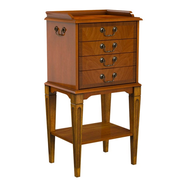 Hardwick 4 Drawer Chest, Medium Brown For Sale