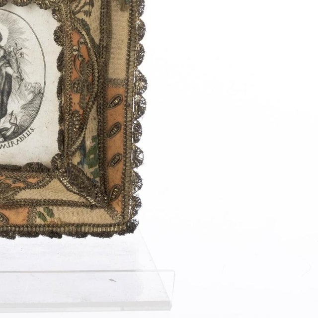 Antique Sacred Art Register, 1800s For Sale - Image 5 of 6