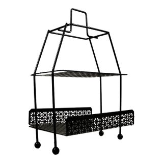 1950’s Mid-Century Modern Architectural Magazine Rack For Sale