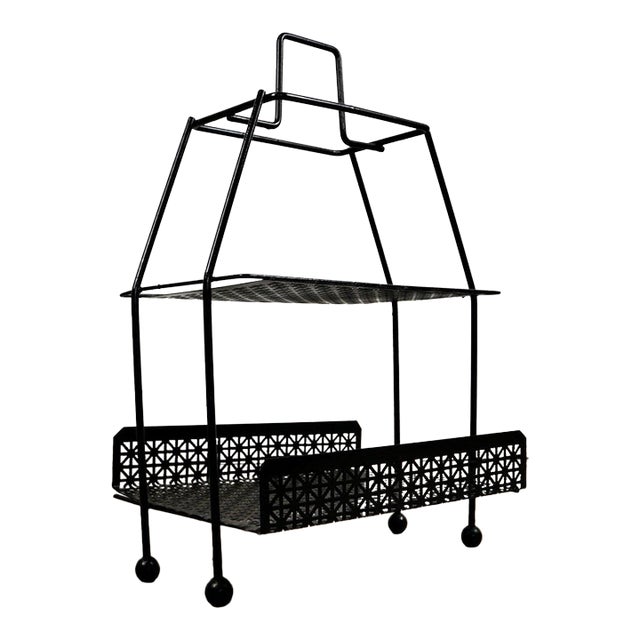 1950’s Mid-Century Modern Architectural Magazine Rack For Sale