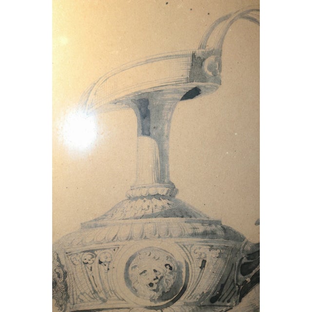 Antique Original 18th Century Figural Garniture Ornamental Urn Planter Painting For Sale In New York - Image 6 of 12