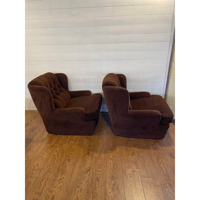 Vintage Brown Seating Modules, 1970s, Set of 3 For Sale - Image 3 of 10
