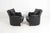 Contemporary Pair Rolf Benz Modern Leather Lounge Chairs For Sale - Image 3 of 11