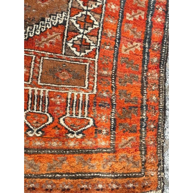 Rustic Turkmen Baluch Rug, 1950s For Sale - Image 3 of 18