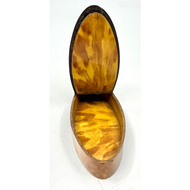 Art Deco 19th Century Three Horn, Silver and Wood Trinket or Snuff Boxes For Sale - Image 3 of 18