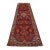 Maymeh Runner 4’3” X 12’6” Red Wool Vintage Tribal Hand-Knotted Oriental Rug For Sale