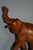 Vtg. Carved Wood Elephant Statue For Sale - Image 11 of 13