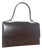 Vintage Top Handle Handbag in Brown Leather from Delvaux For Sale