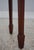 Brown Hekman Mahogany Inlaid Demilune Table For Sale - Image 8 of 12