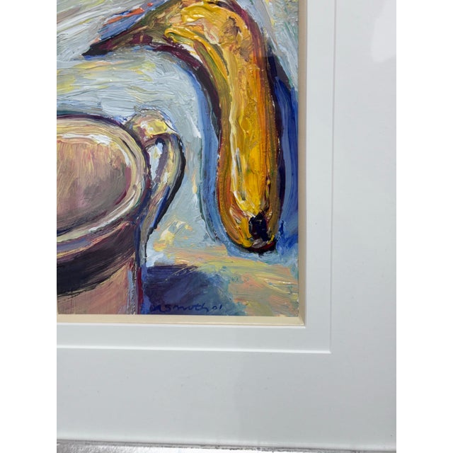 2010s Circa 2011 Albert E. Smith Abstract of Banana For Sale - Image 5 of 12